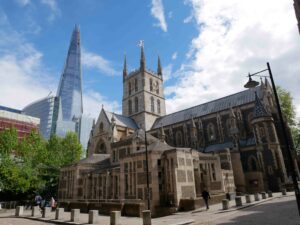 Southwark Cathedral and the Shard