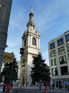 The Bow Bells in the tower of St Mary-le-Bow 