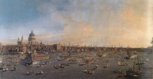 Canaletto, The River Thames on Lord Mayor's Day, 1746-7 