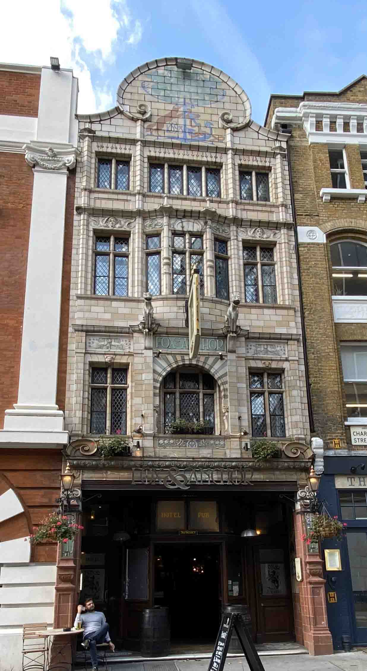 Six in the City - Fox and Anchor pub - Smithfield