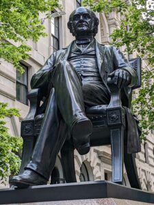 Statue of George Peabody