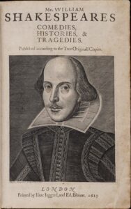 Shakespeare's image in the First Folio