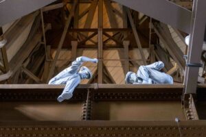 Image of Construction Workers on Tower Bridge