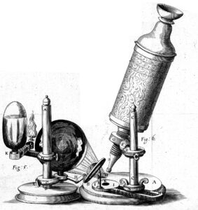 Robert Hookes Microscope