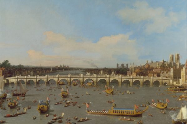 Canaletto - Lord Mayor's Procession before Westminster Bridge