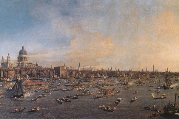 Canaletto, The River Thames on Lord Mayor's Day, 1746-7