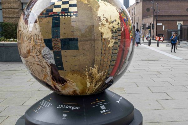 Transatlantic Globe at Millennium Birdge